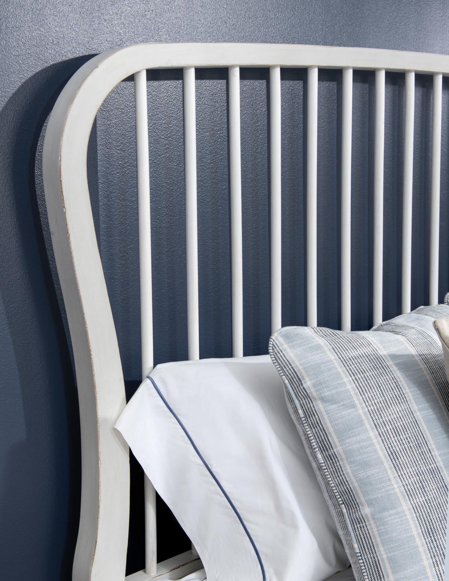 Cottage Park - Spindle Headboard King / California King - Aged White