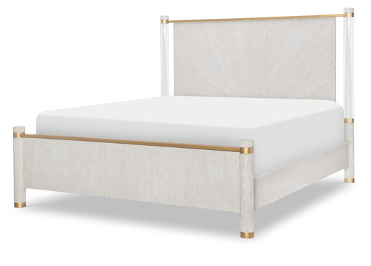 Miramar - Canopy Queen Headboard Acrylic Post - Oyster