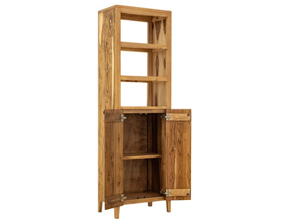 Porter - 2 Door Bookcase - Brown